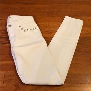 Michael Michael Kors White Skinny Denim